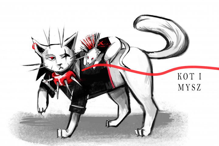 Серия работ "Животные панки"