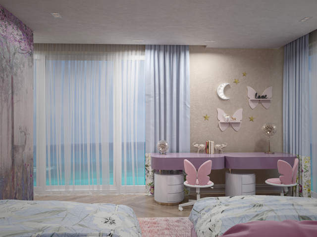 Детская для двух девочек