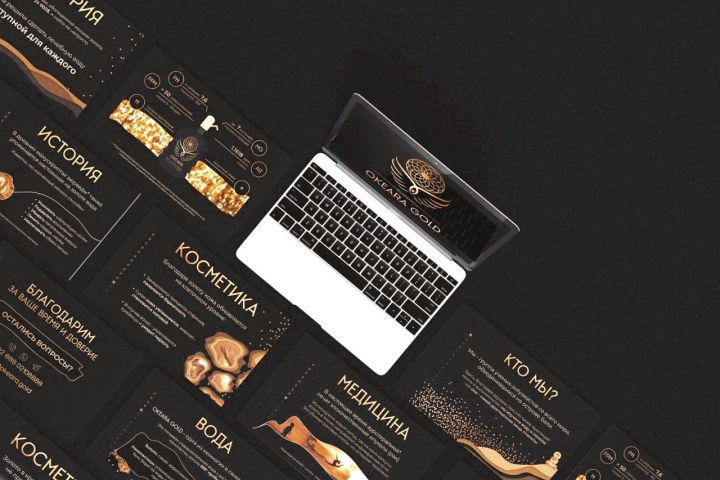 Презентация: вода «okeara» с наночастицами золота