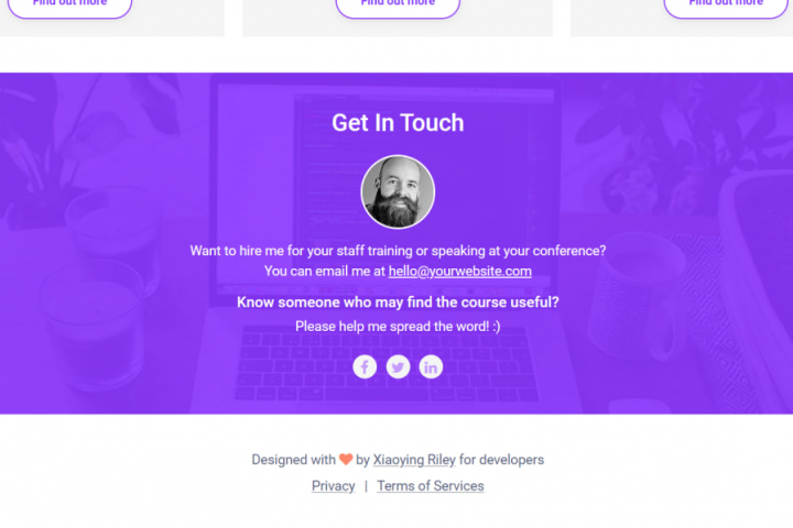 IT-courses web-site