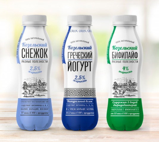 Дизайн упаковки кисломолочных продуктов