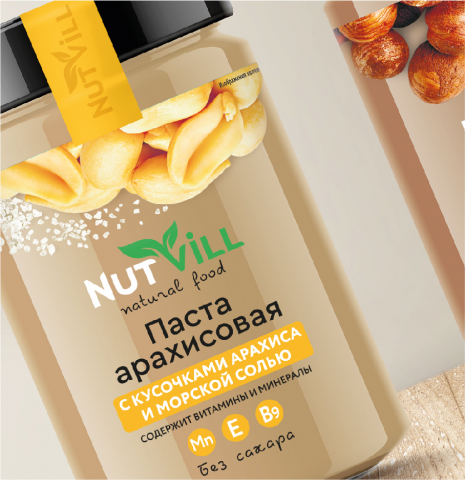 Дизайн логотипа "NutVill"