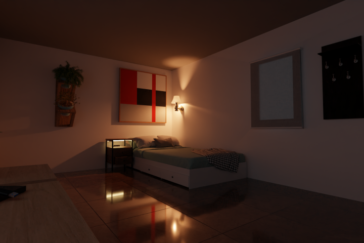 Спальня в загородом доме