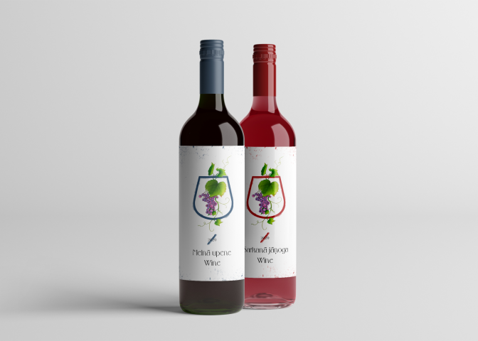 Дизайн этикетки для вина