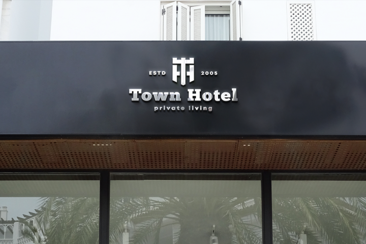 Town Hotel логотип для отеля (Германия)