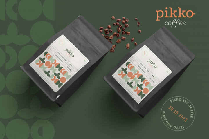 Pikko фирменный стиль кофейни