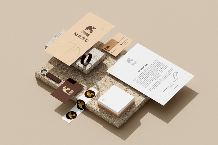 Фирменный стиль и айдентика для современной кофейни