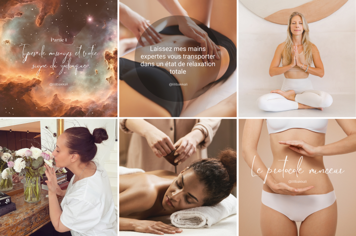 Ведение аккаунта для массажного салона