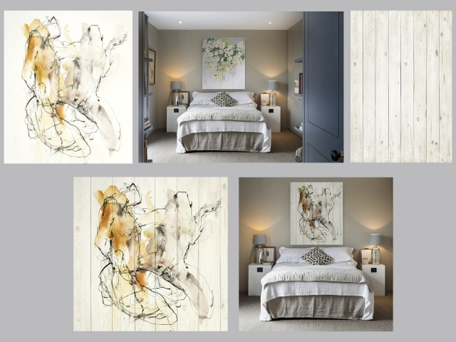 Создание картины по фото и размещение её в интерьере