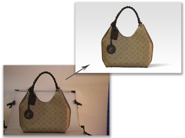 Обработка фото сумки