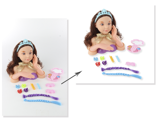 Обработка фото игрушки