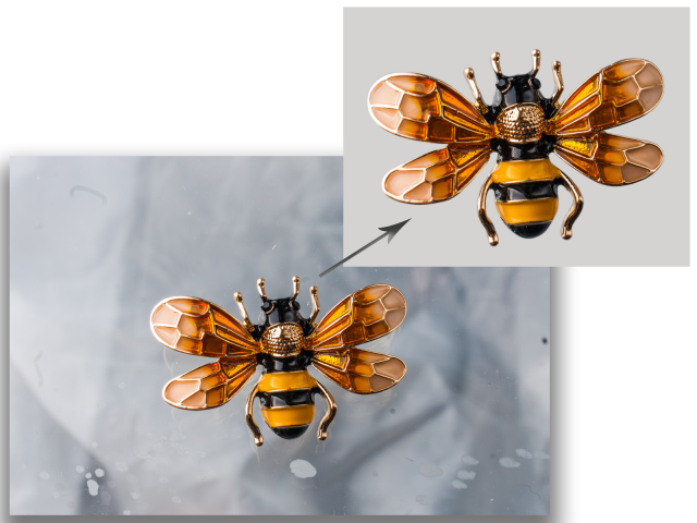 Обработка фото украшения