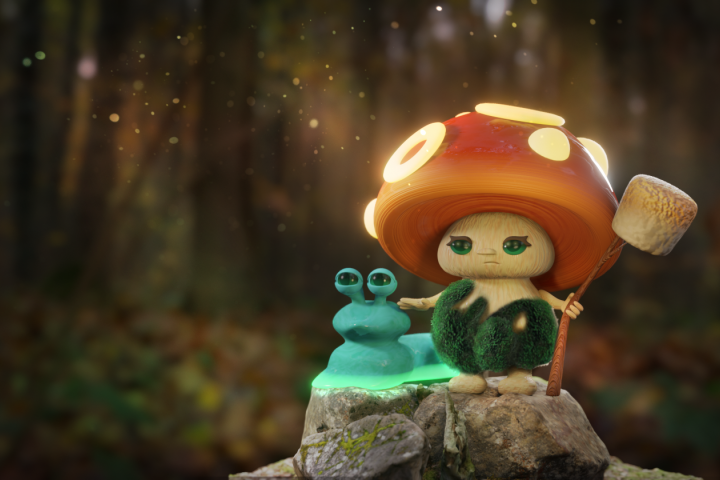 3D модель - Mushroom Marshmallow