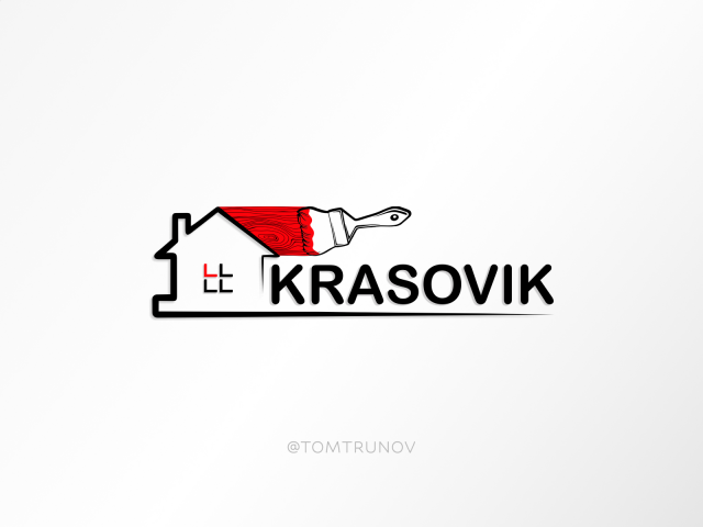 Интернет-магазин красок — дизайн логотипа