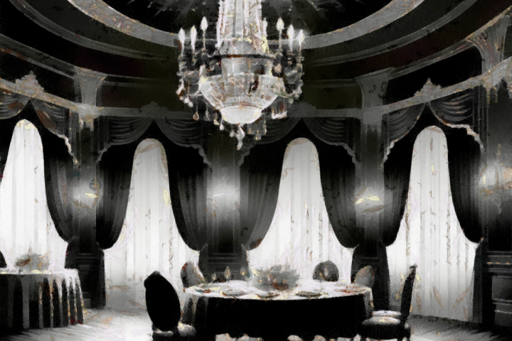 набросок Ресторан