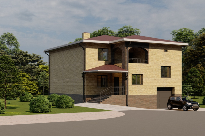 Разработка эскизного проекта Индивидуального жилого дома