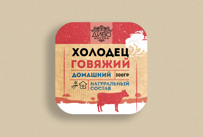 Дизайн упаковки для холодца