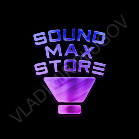 Логотип для SOUND MAX STORE