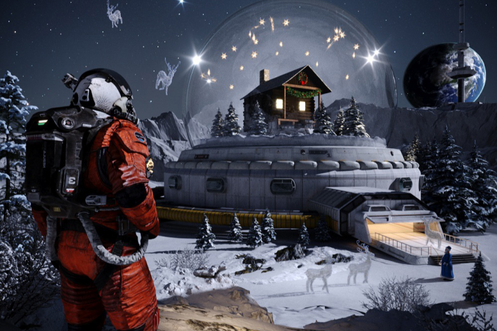 Новогодняя луна