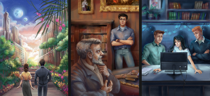 Книжная иллюстрация "Я-Земля"