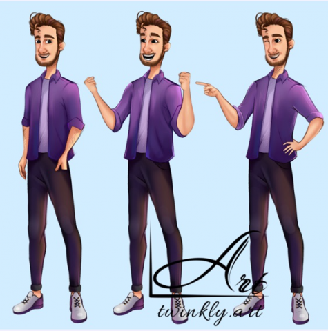 Персонаж для курса по wildberries