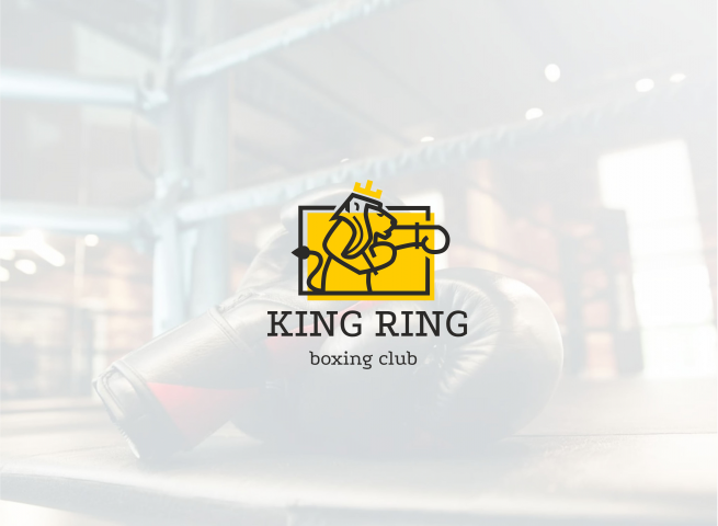 логотип для боксерского клуба КИНГ РИНГ