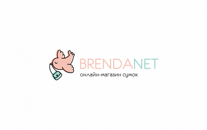 логотип для онлайн магазина сумок - BrendaNet