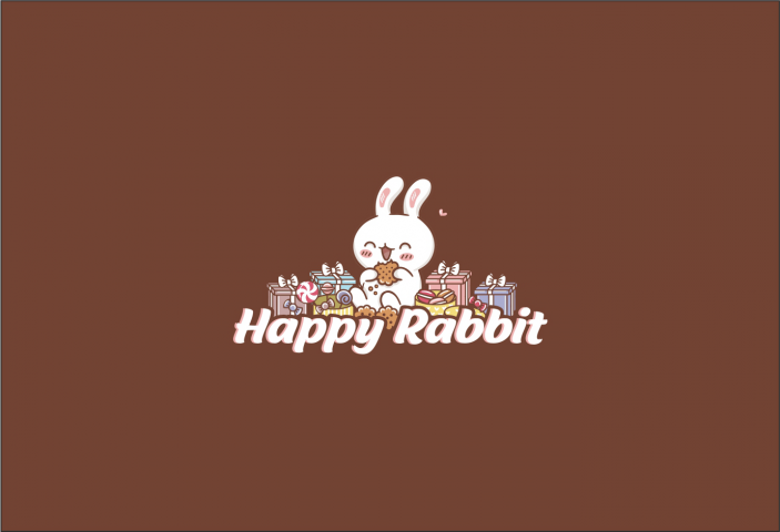 логотипа для happy rabbit