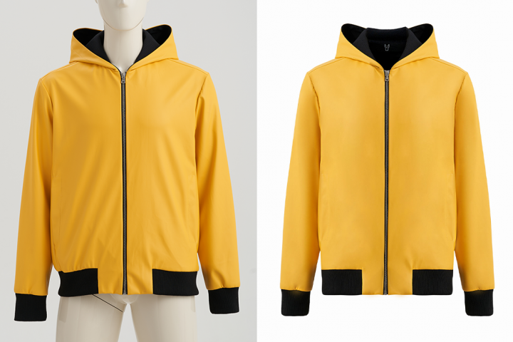 Изоляция, симметрия, монтаж воротника, разглаживание складок