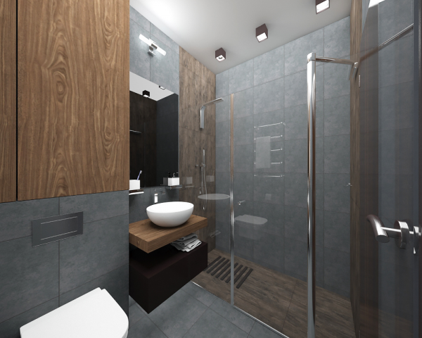 Ванная в эко минимализме