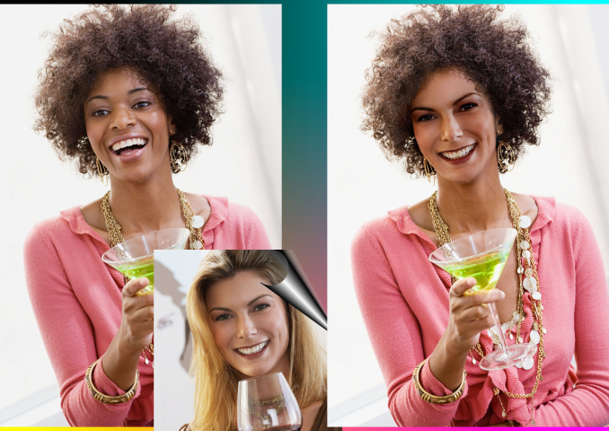 монтаж(замена лица)