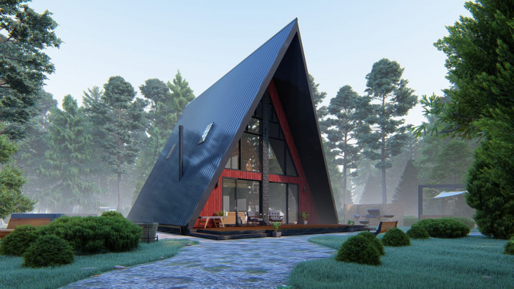 Проект дома A-frame