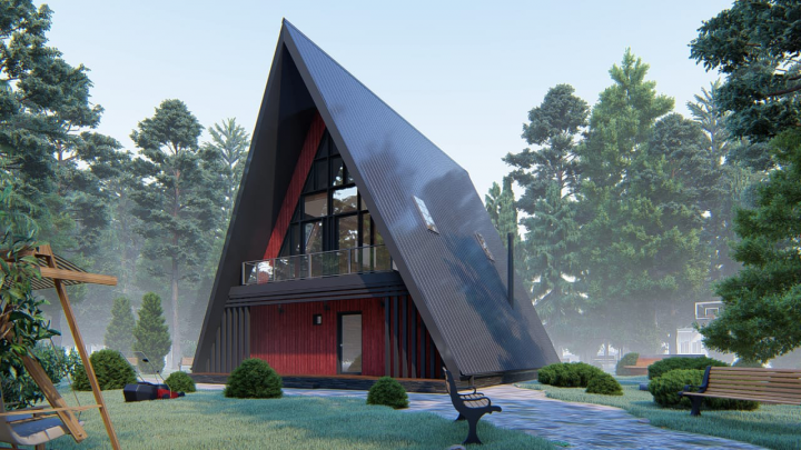 Проект дома A-frame