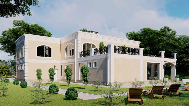 Проект дома из газоблока