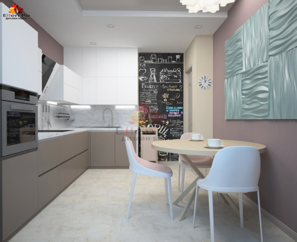 Дизайн современной кухни, минимализм
