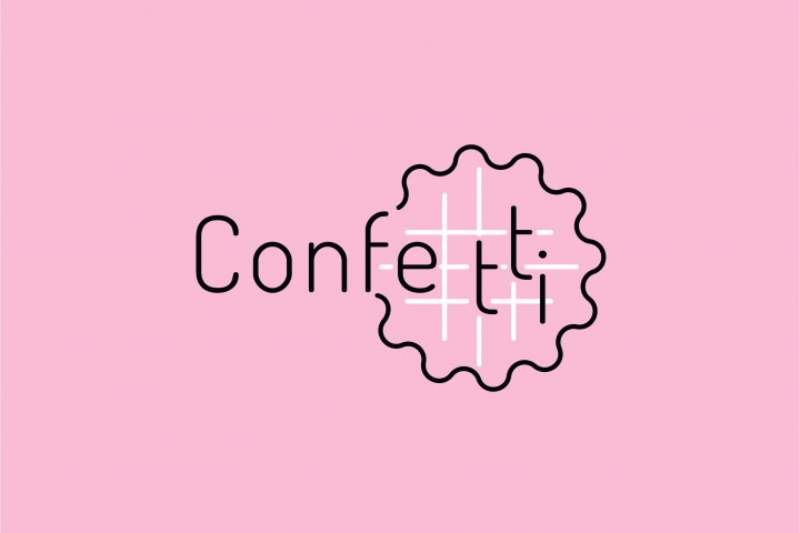 Лого для кондитерской "Confetti"