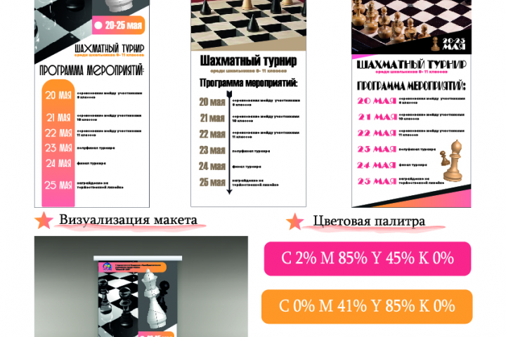 Ролл-ап для шахматного турнира