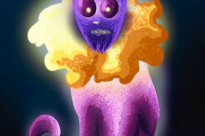 Рисунок с оригинальными персонажами