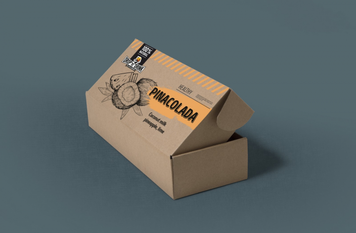 Box ice coctail Pinacolada