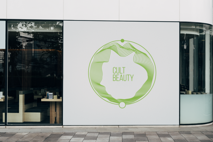 Логотип салона красоты CULT BEAUTY