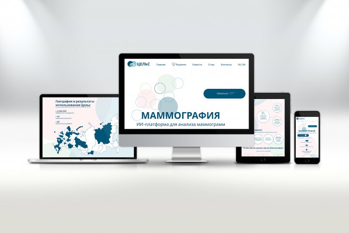 Компания Цельс. Лендинг.