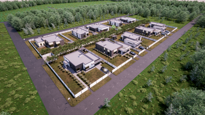 Коттеджный поселок на 10 домов