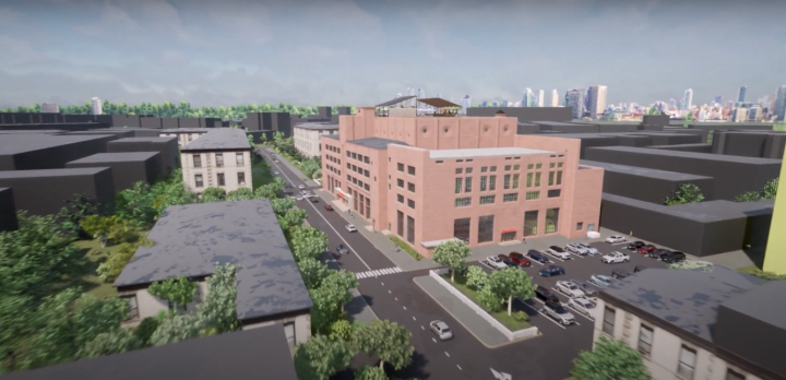 Визуализация реконструкции здания