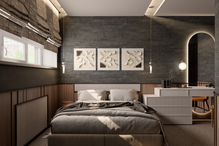 Спальня из проекта частного дома