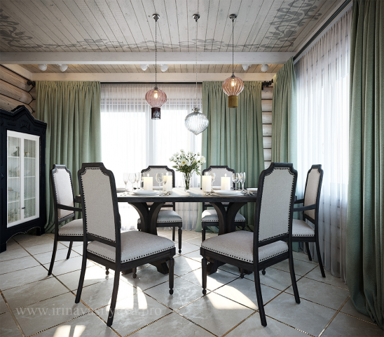 Дом из оцилиндрованного бревна в Егорьевске