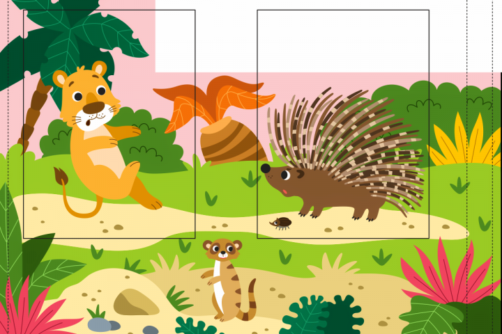 Детская книга. Флэт. Вектор