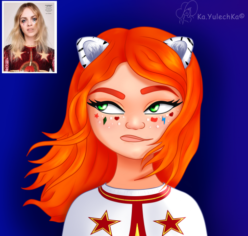 Тигрица для интенсива по персонажем