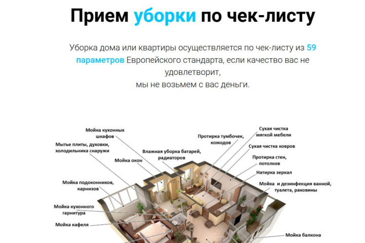 Сайт клинингоаой компании