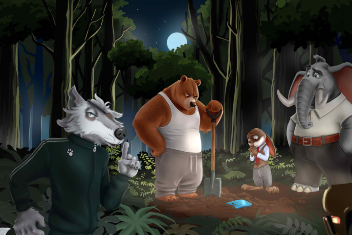 Иллюстрация для мобильной игры