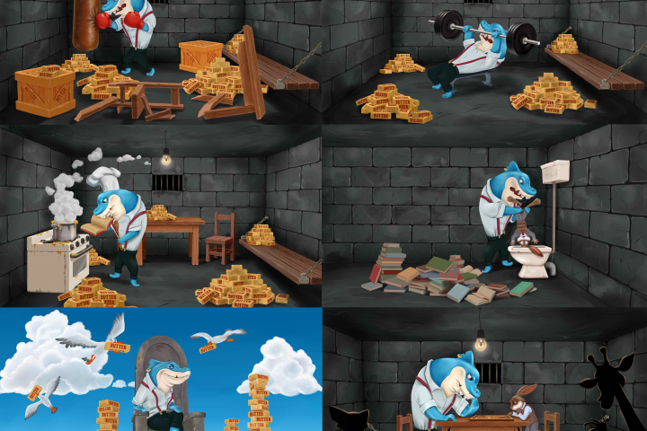 Иллюстрации для мобильной игры